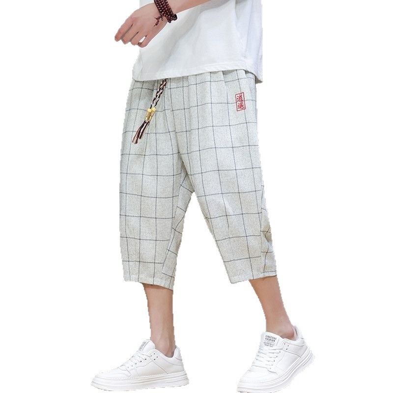 Plaid Cropped Harem Pants 4 Plaid Cropped Harem Pants - Image 4