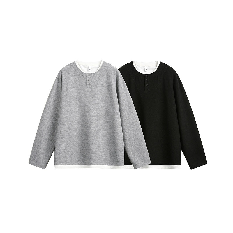 Men's Loose-fitting Long-sleeve Undershirt 2 Men's Loose-fitting Long-sleeve Undershirt - Image 2
