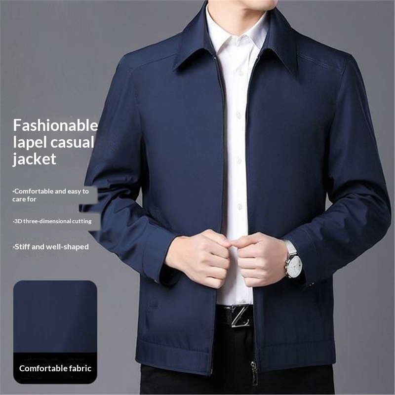 Turn-down Collar Button-up Casual Summer Jacket 6 Turn-down Collar Button-up Casual Summer Jacket - Image 6