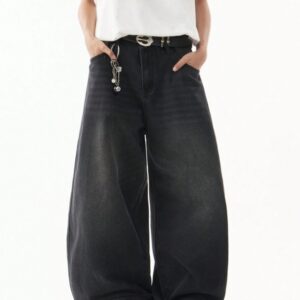 Stretch-free Straight-leg Pants