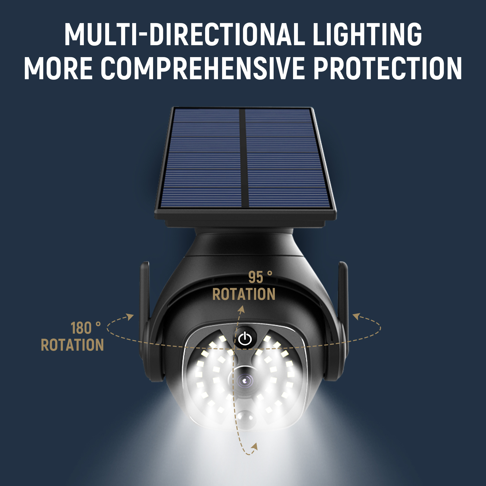 Solar Powered Waterproof Outdoor Courtyard Lights 4 Solar Powered Waterproof Outdoor Courtyard Lights - Image 4
