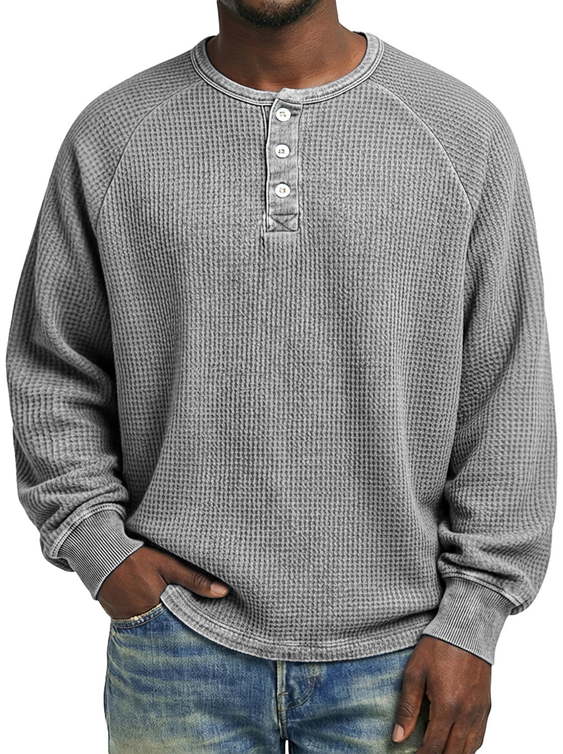 Men's Printed Casual Long-sleeve Shirt 6 Men's Printed Casual Long-sleeve Shirt - Image 6