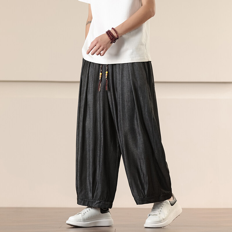 Men's Retro Plus Size Harem Pants 3 Men's Retro Plus Size Harem Pants - Image 3