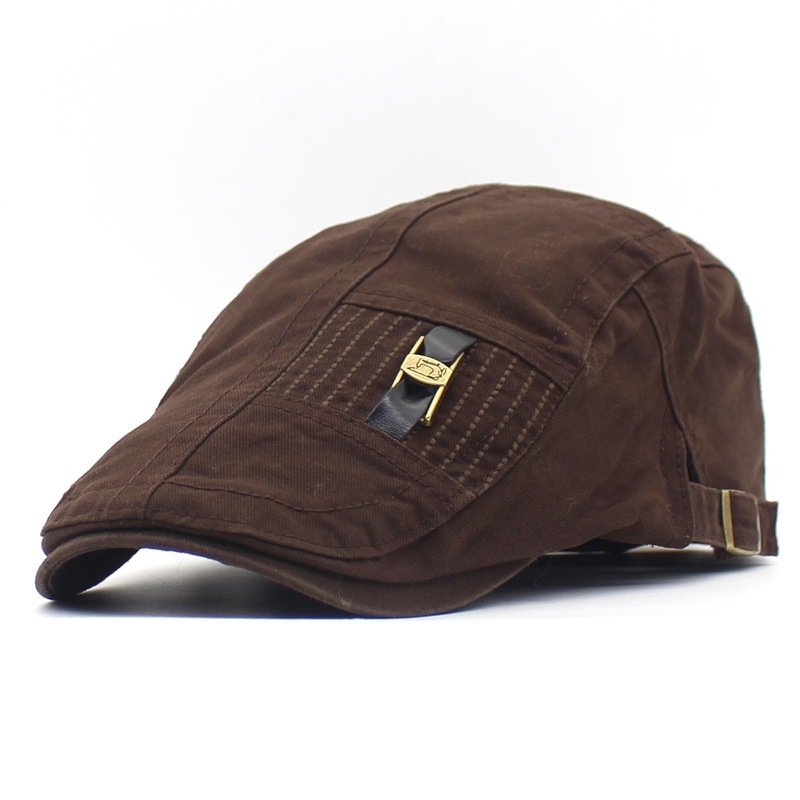 Leather Retro Peaked Cap 6 Leather Retro Peaked Cap - Image 6