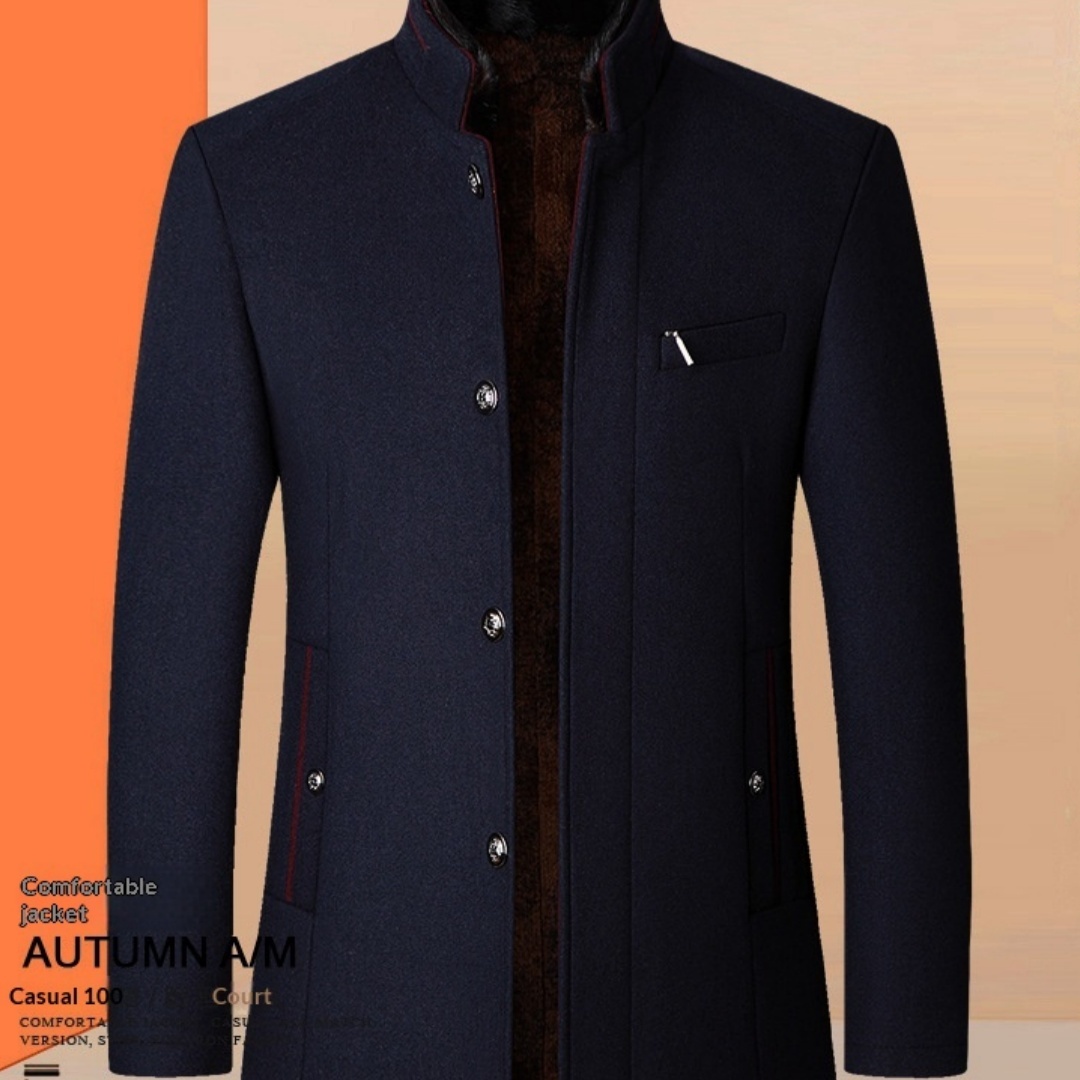 New Men's Casual Stand-collar Jacket 1 New Men's Casual Stand-collar Jacket