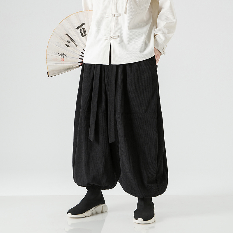 Loose-fitting Harem Pants With Elastic Cuffs 5 Loose-fitting Harem Pants With Elastic Cuffs - Image 5
