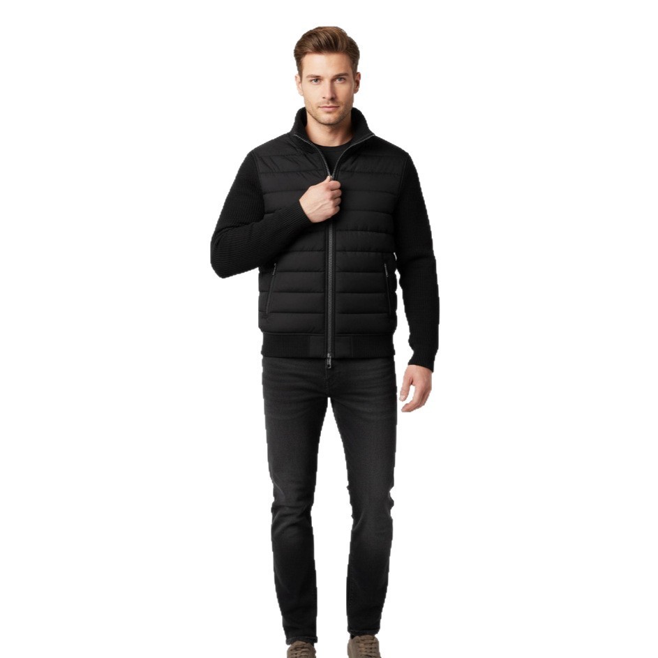 Zip-up Cotton-padded Coat 4 Zip-up Cotton-padded Coat - Image 4