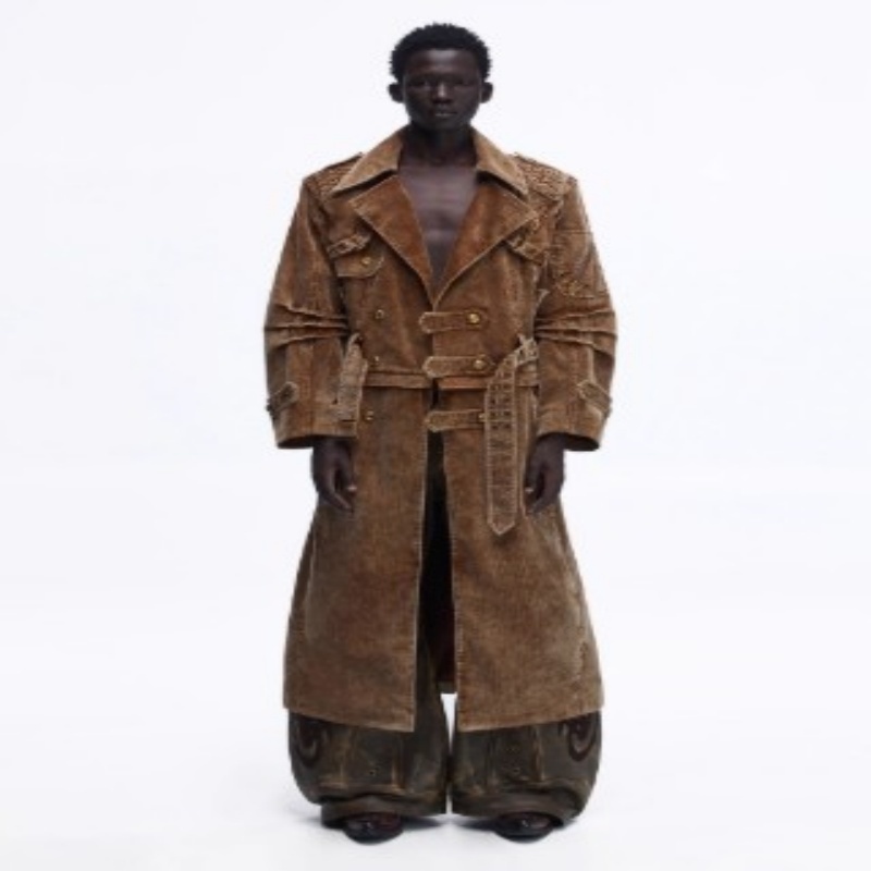 Detachable Corduroy Multi-style Jacket Parka Coat 1 Detachable Corduroy Multi-style Jacket Parka Coat