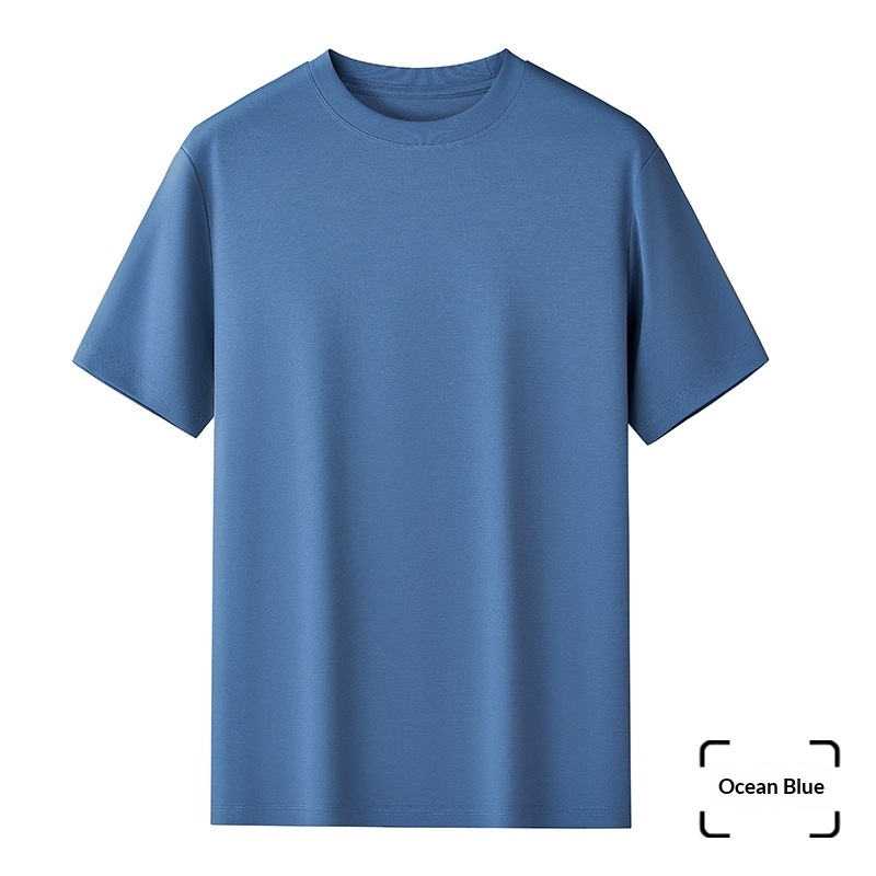 High-quality Crew Neck Short-sleeved T-shirt 4 High-quality Crew Neck Short-sleeved T-shirt - Image 4