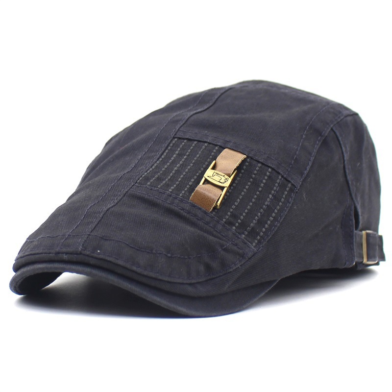 Leather Retro Peaked Cap 2 Leather Retro Peaked Cap - Image 2