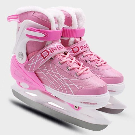 Children's Plush Insulated Adjustable Ice Skate Shoes 2 Children's Plush Insulated Adjustable Ice Skate Shoes - Image 2