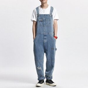 Denim Casual Dress Overall