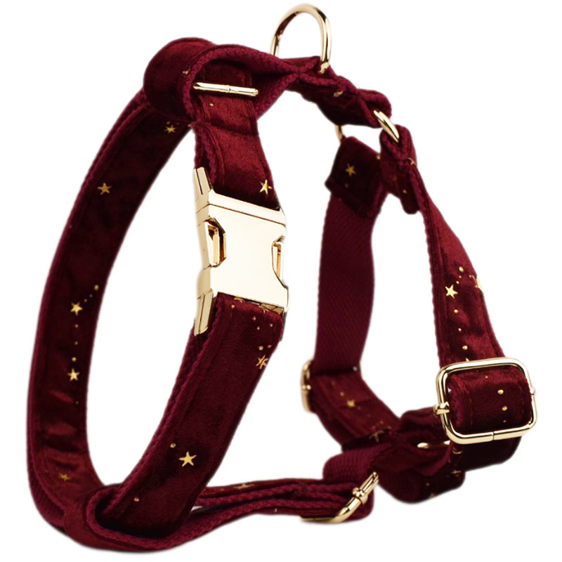 Beautiful Pet Collar Comfortable Velvet Fabric 3 Beautiful Pet Collar Comfortable Velvet Fabric - Image 3
