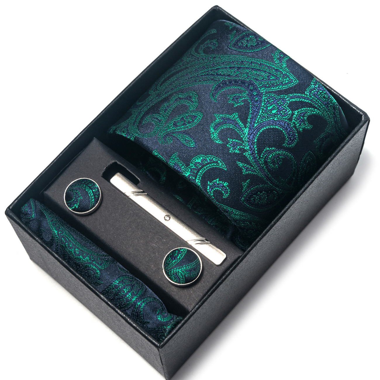Men's Polyester Yarn-dyed Jacquard Formal Tie 5 Men's Polyester Yarn-dyed Jacquard Formal Tie - Image 5