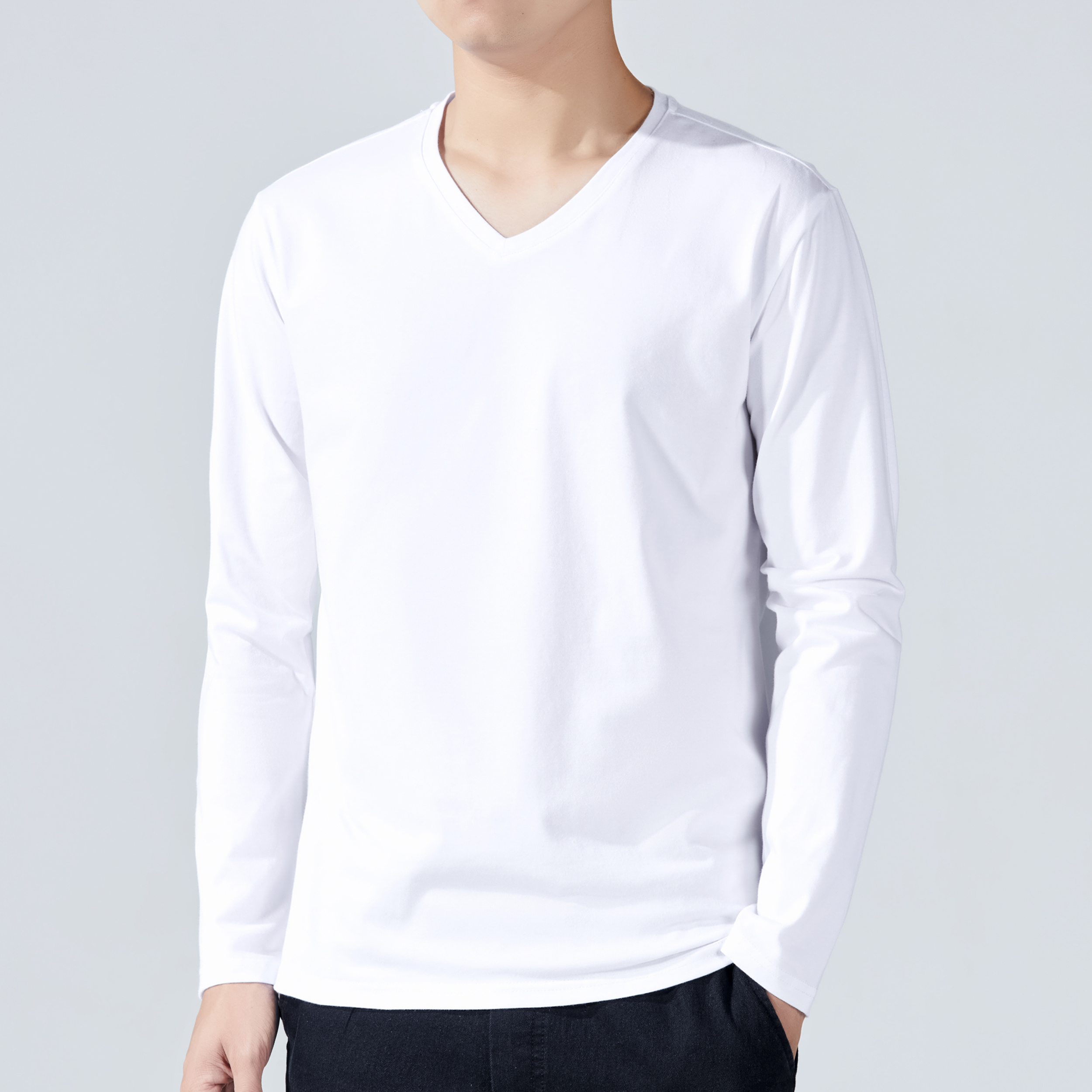 Long Sleeve Shirt Men 3 Long Sleeve Shirt Men - Image 3