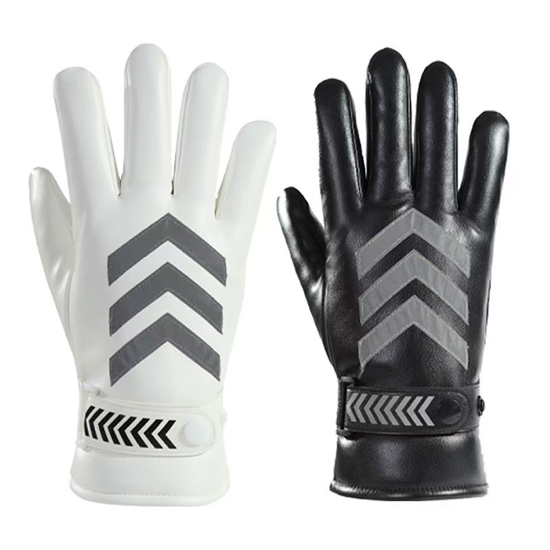 Fleece-lined Warm Winter Non-slip Reflective Gloves 3 Fleece-lined Warm Winter Non-slip Reflective Gloves - Image 3