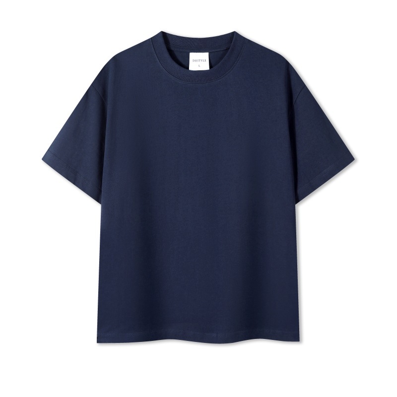 Men's Solid-color Round-neck T-shirt 9 Men's Solid-color Round-neck T-shirt - Image 9
