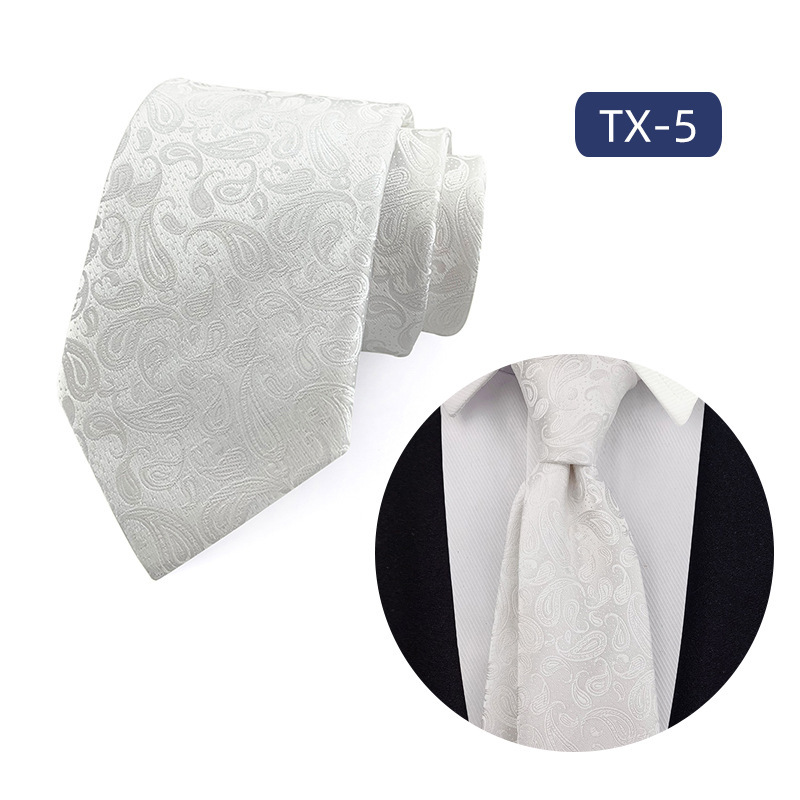 Men's Jacquard Woven Business Tie 5 Men's Jacquard Woven Business Tie - Image 5