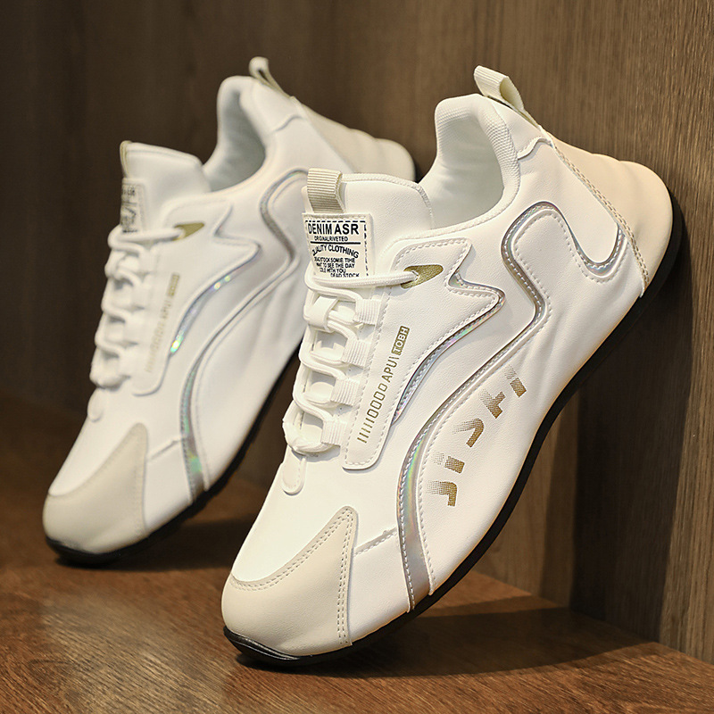 Color block Lace-up Breathable Sneakers For Men 7 Color block Lace-up Breathable Sneakers For Men - Image 7