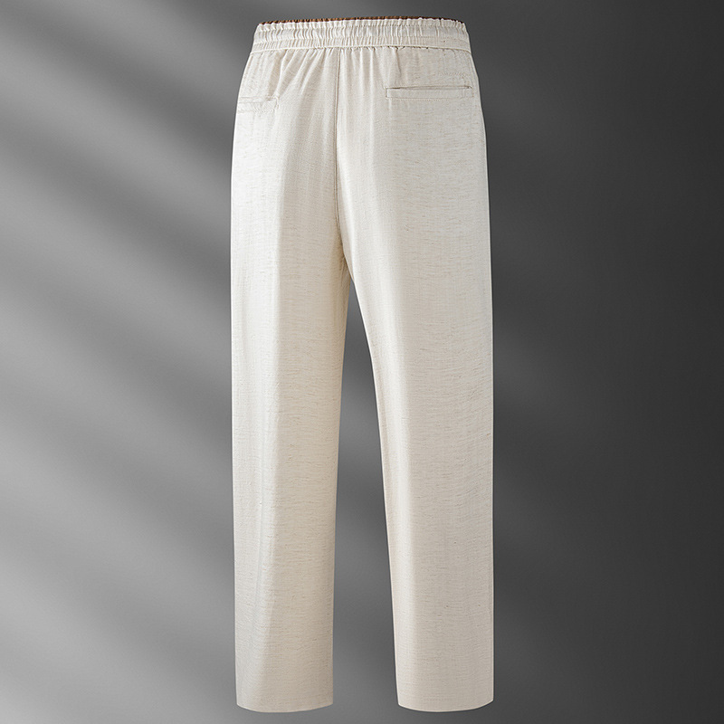 Men's Micro Wide Straight Breathable Sports Pants 5 Men's Micro Wide Straight Breathable Sports Pants - Image 5