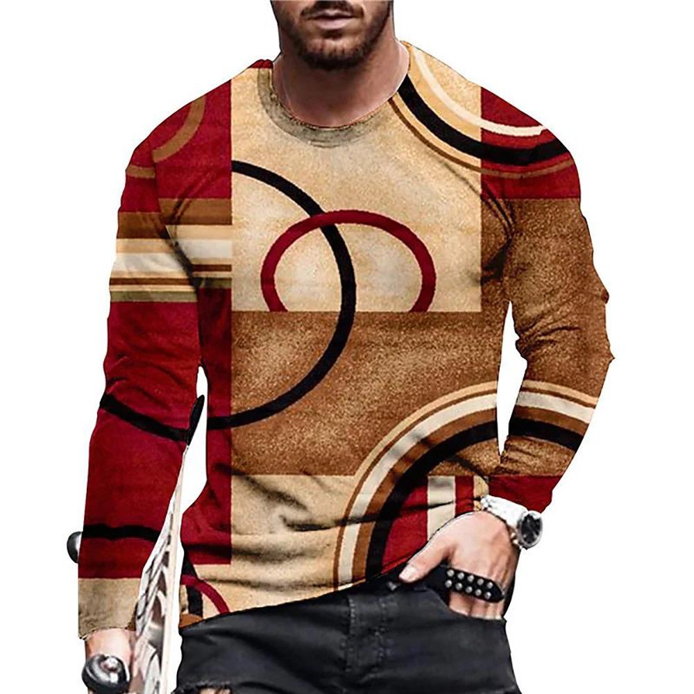 Men's Round Neck 3D Digital Printed T-shirt 9 Men's Round Neck 3D Digital Printed T-shirt - Image 9