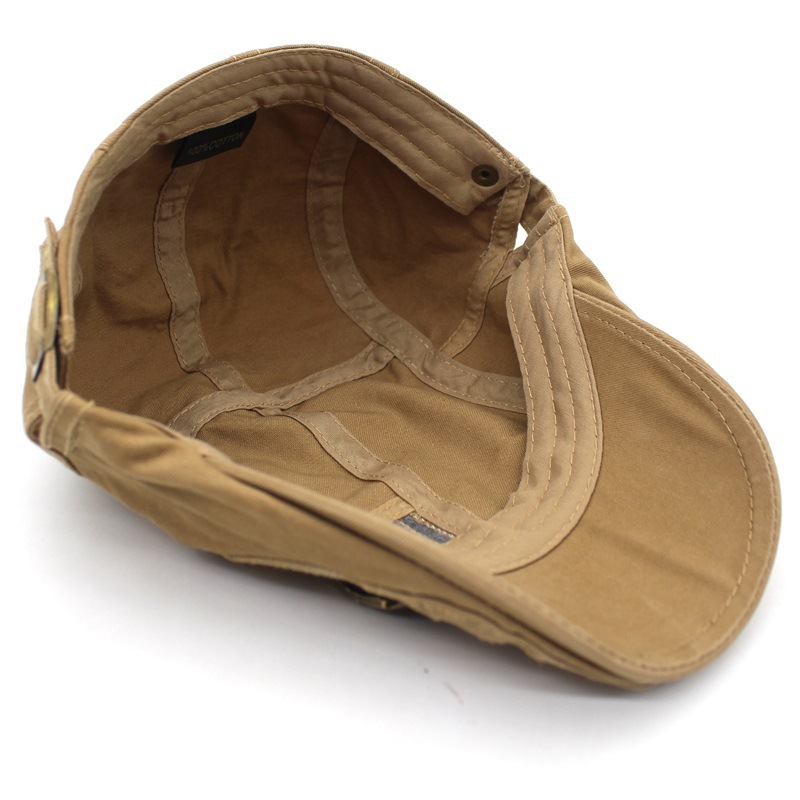 Leather Retro Peaked Cap 10 Leather Retro Peaked Cap - Image 10