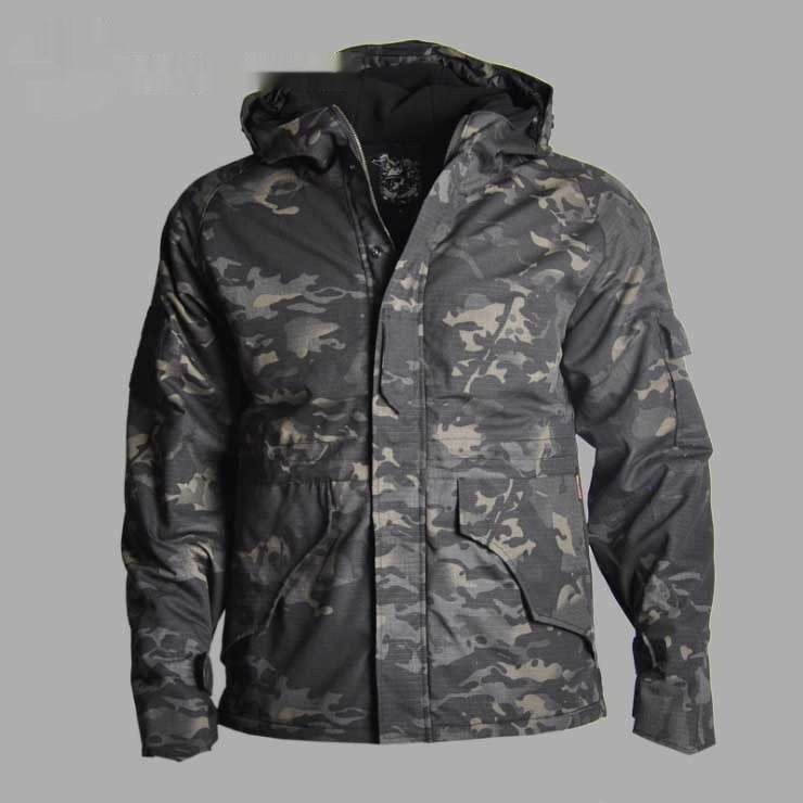 Men's Outdoor Tactical Camouflage Padded Windproof Hard shell Jacket 1 Men's Outdoor Tactical Camouflage Padded Windproof Hard shell Jacket