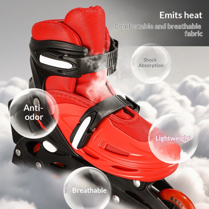 Kids Inline Skate Full Set With Multi-Adjustable Size 2 Kids Inline Skate Full Set With Multi-Adjustable Size - Image 2