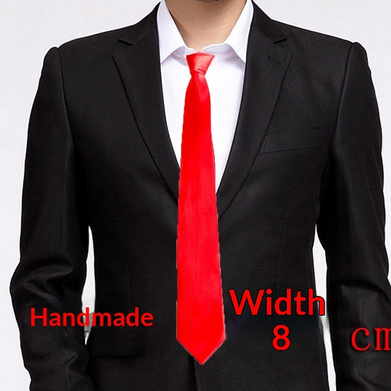 Men's Formal Slid-color Tie 7 Men's Formal Slid-color Tie - Image 7