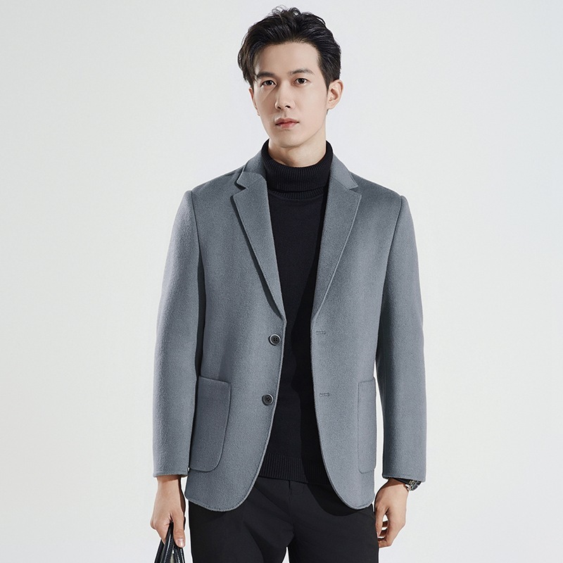 Simple Business-Casual Double-Faced Wool Coat 7 Simple Business-Casual Double-Faced Wool Coat - Image 7