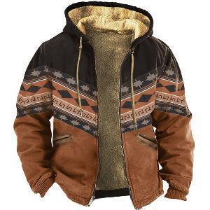Men's Winter Cotton-padded Coat With Fleece Lining