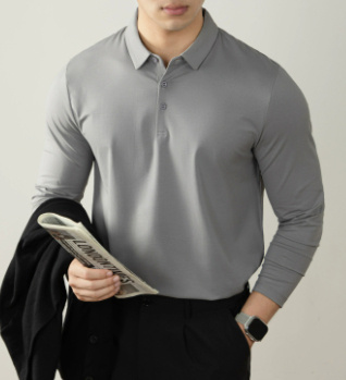 Men's Polo Shirt With Lapel Collar 3 Men's Polo Shirt With Lapel Collar - Image 3