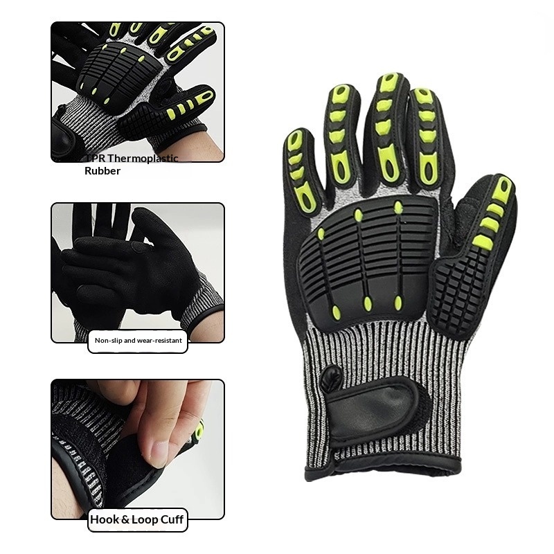 Heavy Duty TPR Impact Gloves - Cut Resistant & Anti-Slip Grip 3 Heavy Duty TPR Impact Gloves - Cut Resistant & Anti-Slip Grip - Image 3