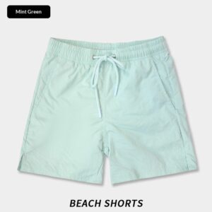 Solid-color Breathable Quick-drying Beach Shorts