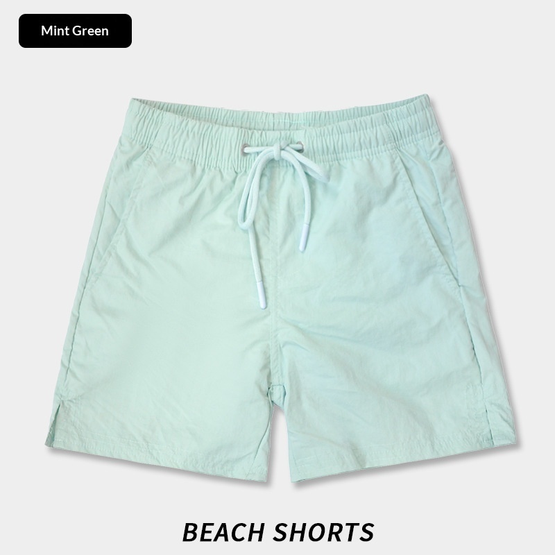 Solid-color Breathable Quick-drying Beach Shorts 1 Solid-color Breathable Quick-drying Beach Shorts