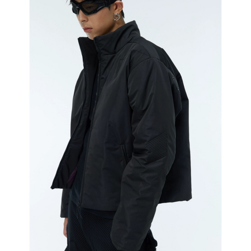 Men's Retro Stand-Collar Cotton Jacket 3 Men's Retro Stand-Collar Cotton Jacket - Image 3