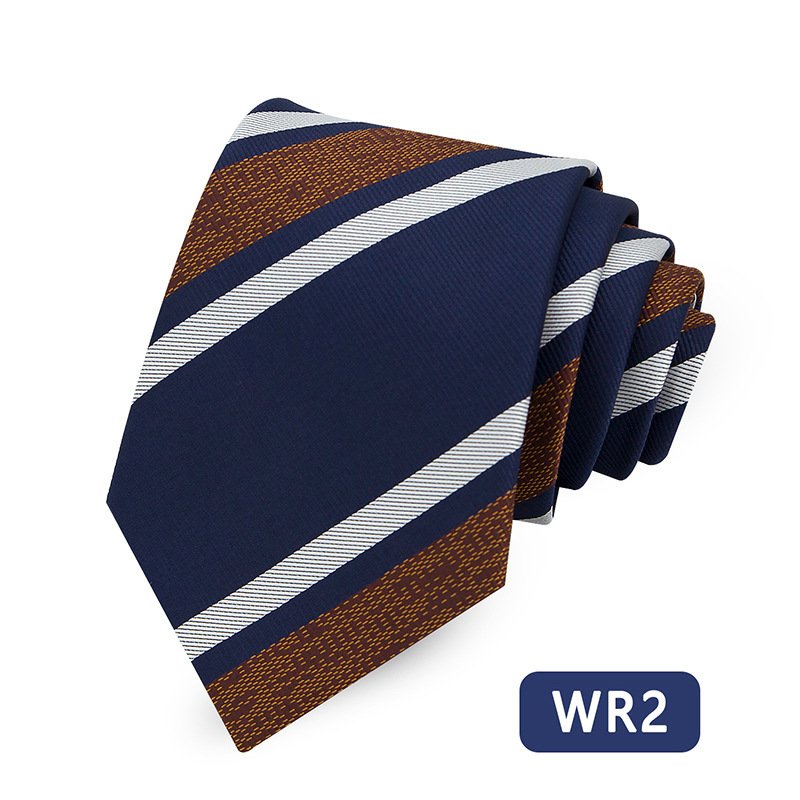 Men's Fashionable Formal Striped Tie 3 Men's Fashionable Formal Striped Tie - Image 3