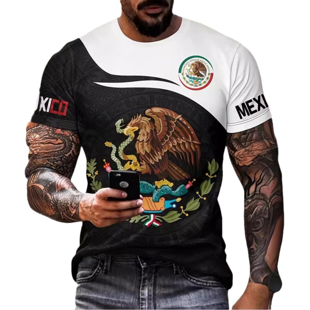 Round Neck Men's Short Sleeve T-shirt 9 Round Neck Men's Short Sleeve T-shirt - Image 9