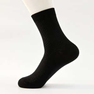 Breathable Black Long Socks