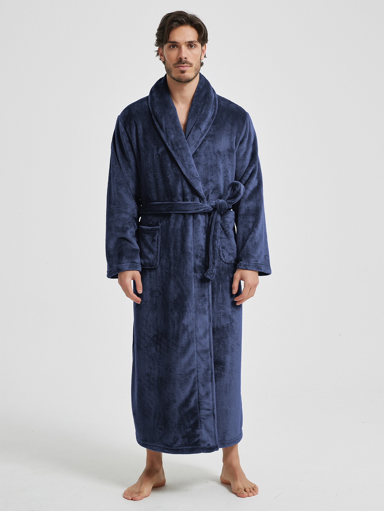 Flannel Men's Robe 6 Flannel Men's Robe - Image 6