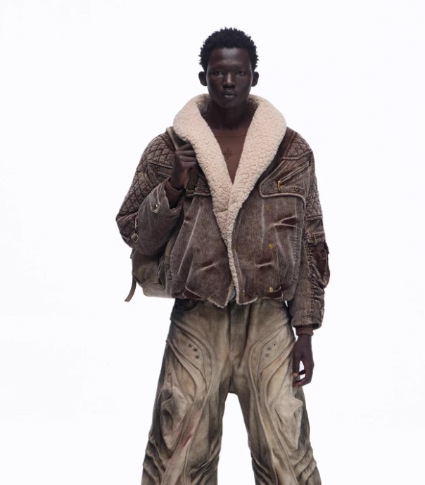 Corduroy Duck Down Jacket 3 Corduroy Duck Down Jacket - Image 3