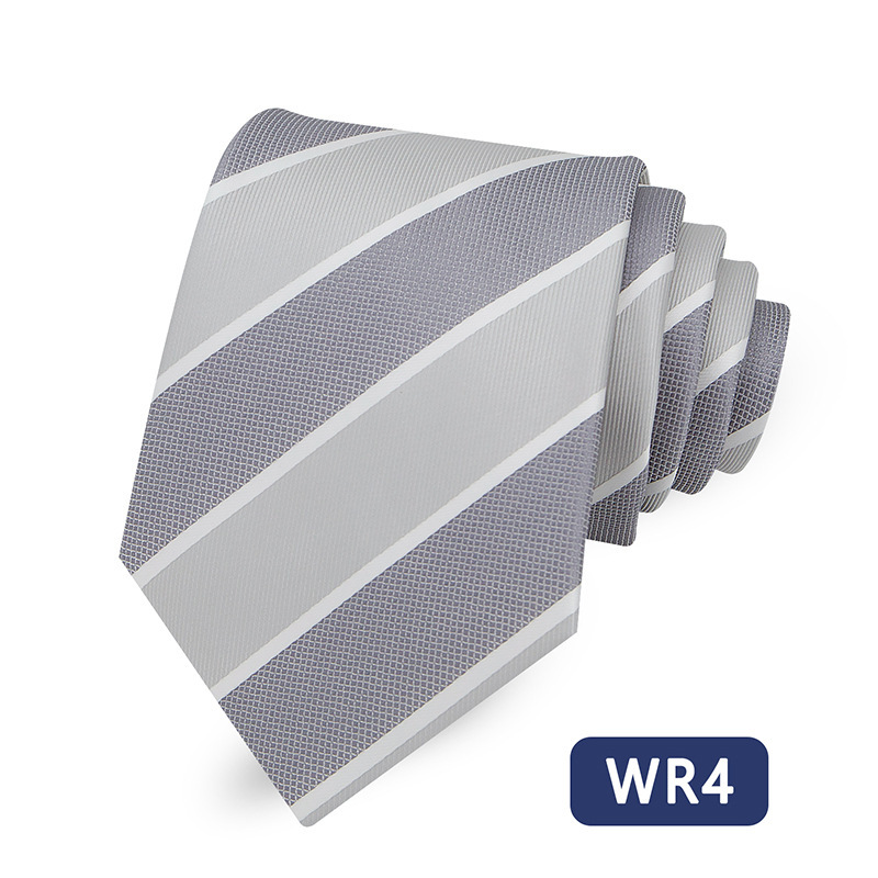 Men's Fashionable Formal Striped Tie 4 Men's Fashionable Formal Striped Tie - Image 4