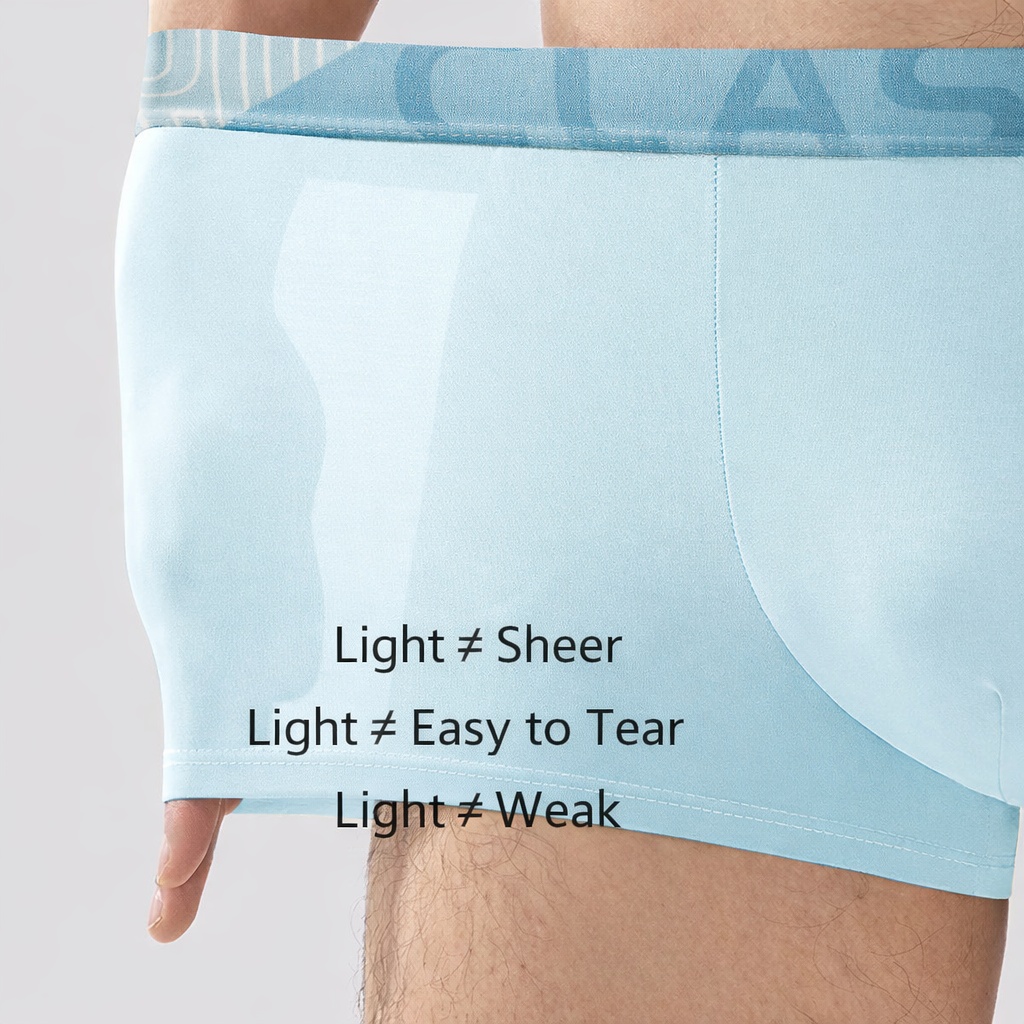 Men's Ice Silk Boxer Briefs Breathable, Moisture-Managing, Ultra-Soft Comfort Underwear 7 Men's Ice Silk Boxer Briefs Breathable, Moisture-Managing, Ultra-Soft Comfort Underwear - Image 7