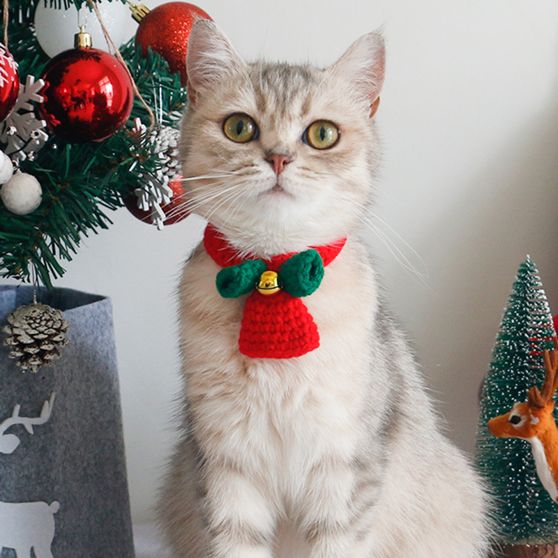 Pet British Short Christmas Scarf 1 Pet British Short Christmas Scarf