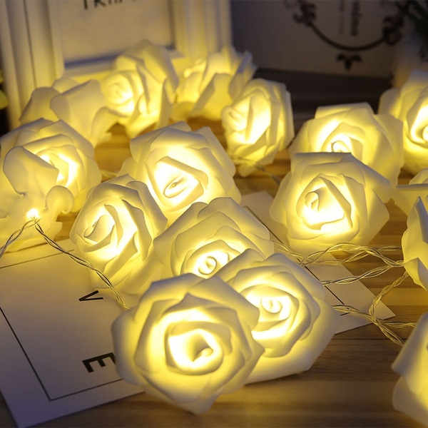LED Rose Flower Lights 1 LED Rose Flower Lights