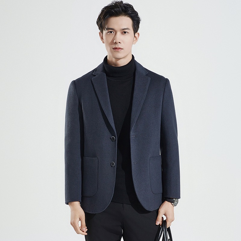 Simple Business-Casual Double-Faced Wool Coat 9 Simple Business-Casual Double-Faced Wool Coat - Image 9