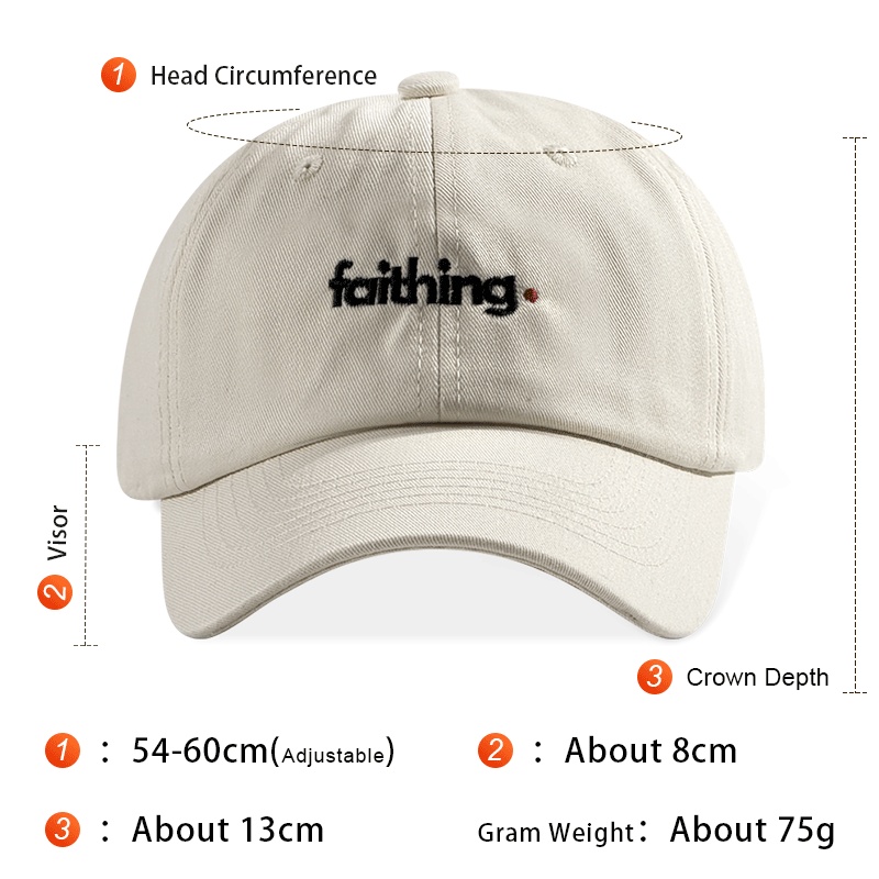Letter Embroidery Unisex Baseball Cap 9 Letter Embroidery Unisex Baseball Cap - Image 9