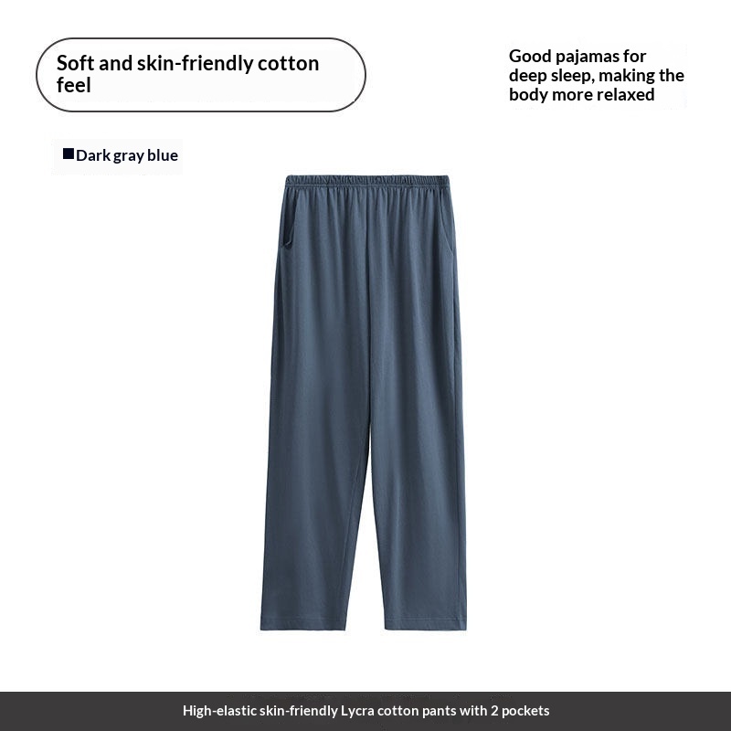 Cotton Loose And Comfortable Men's Sleeping Pants 5 Cotton Loose And Comfortable Men's Sleeping Pants - Image 5