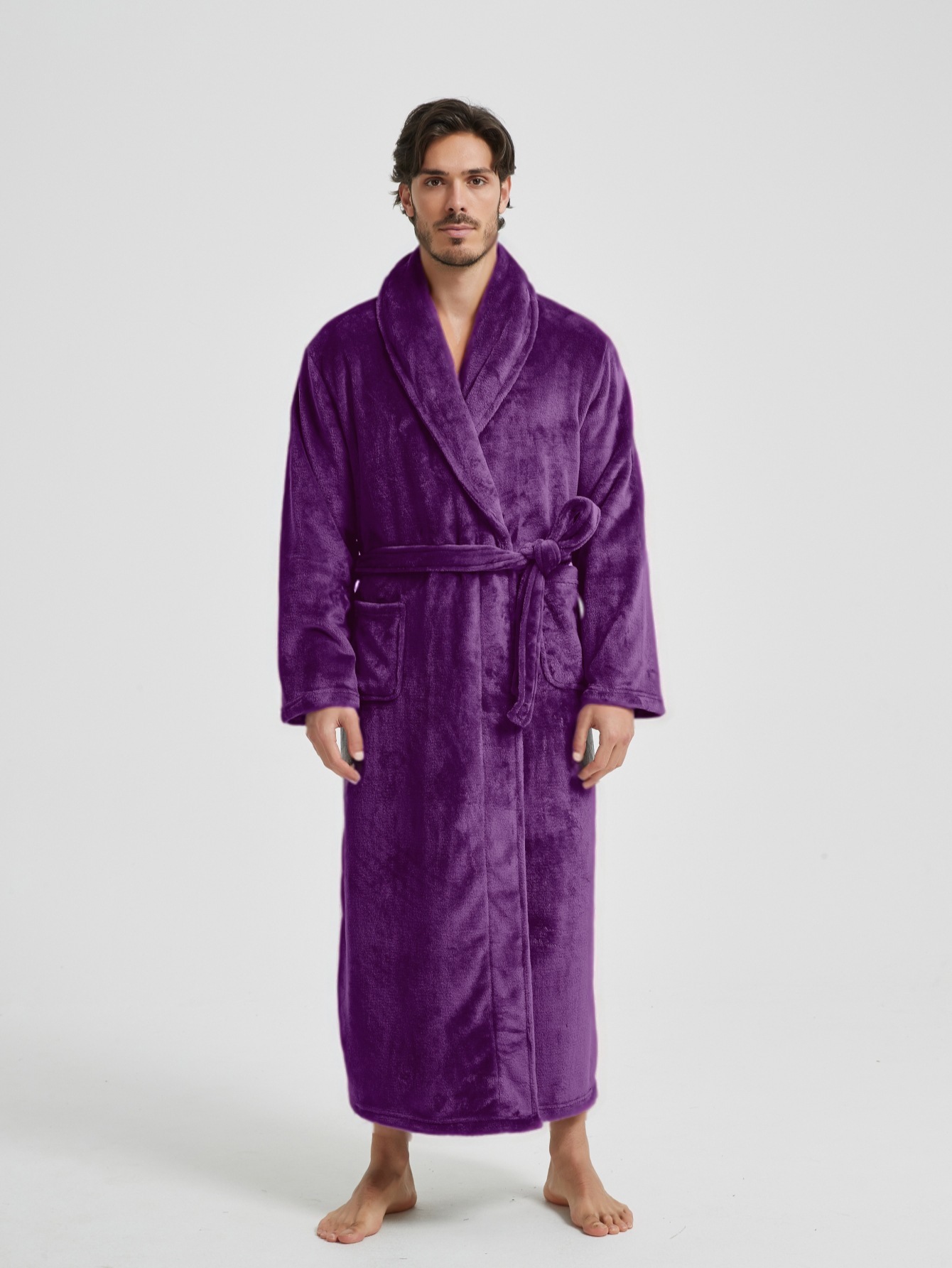 Flannel Men's Robe 7 Flannel Men's Robe - Image 7