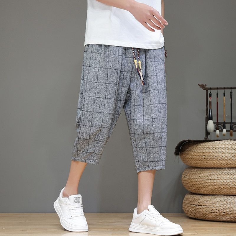 Plaid Cropped Harem Pants 5 Plaid Cropped Harem Pants - Image 5